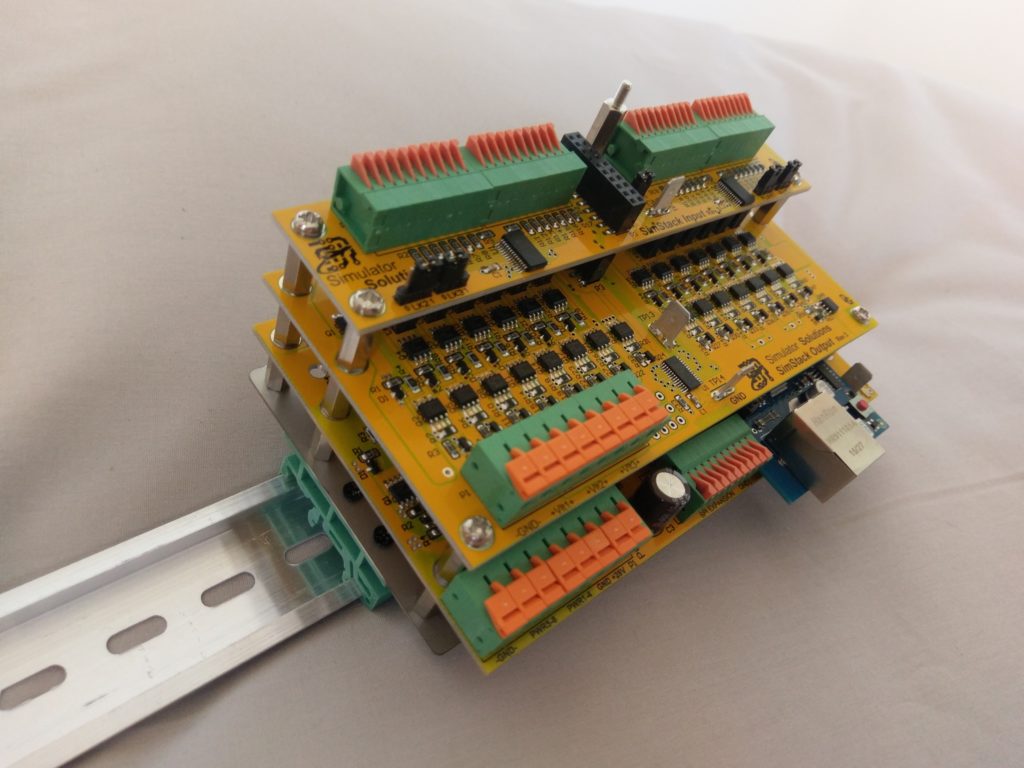 SimStack DIN Rail Mounting Kit