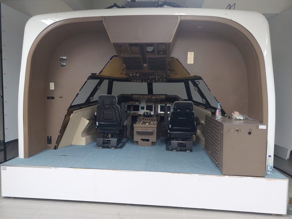 Flight simulator cockpit pod — Taiwan