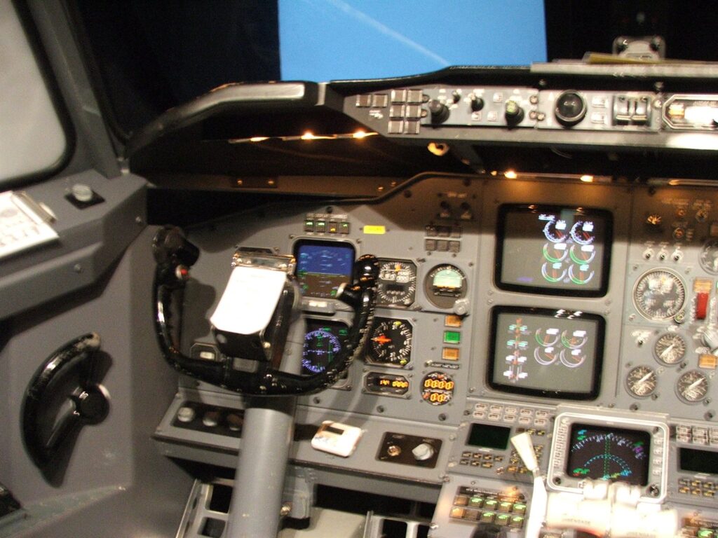 Turboprop simulator cockpit — Adelaide